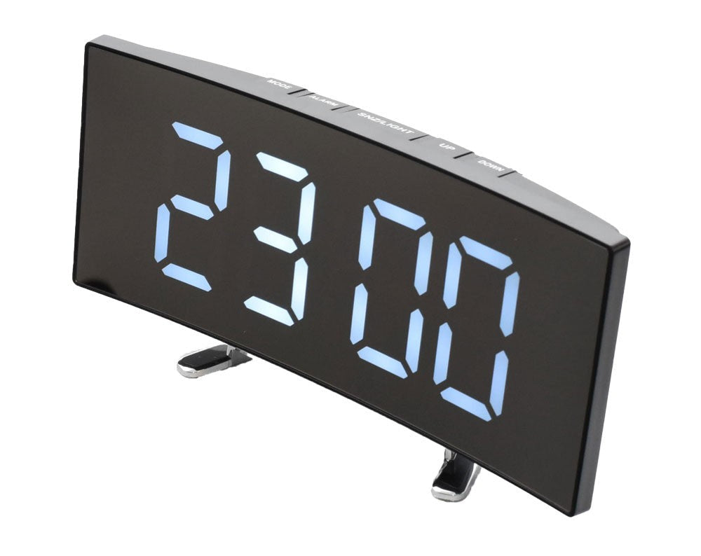 Ceas DT-6507 Oglinda tip LCD Led Alb - Frize