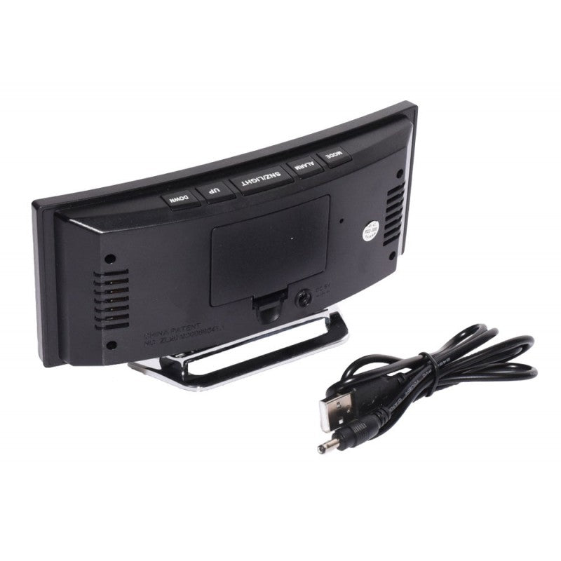 Ceas DT-6507 Oglinda tip LCD Led Rosu - Frize