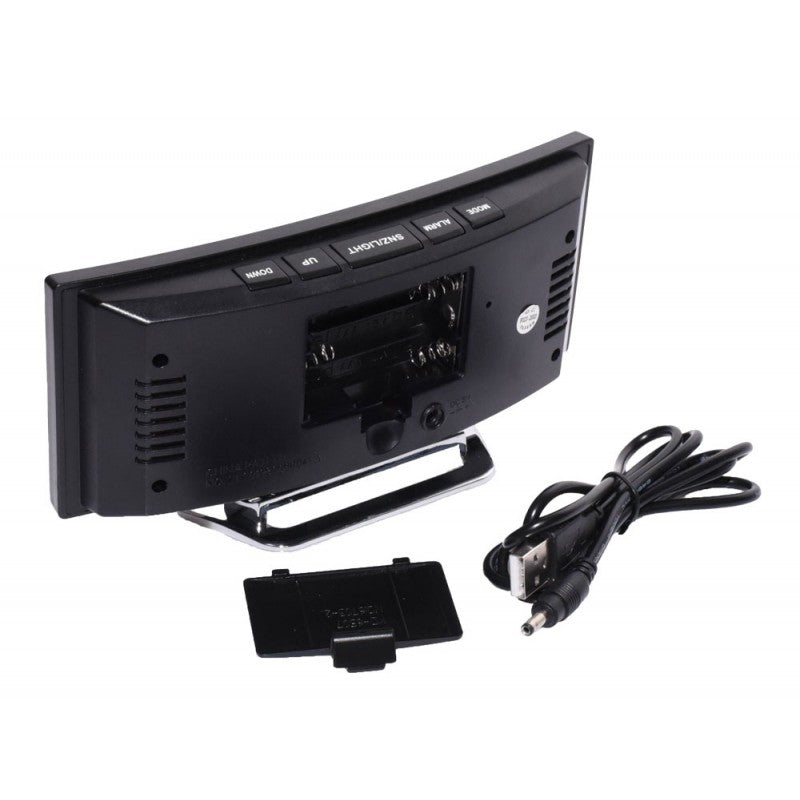 Ceas DT-6507 Oglinda tip LCD Led Rosu - Frize