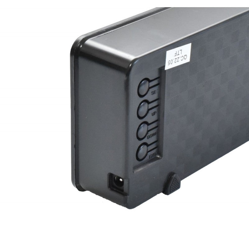Ceas Digital de Masa si de Perete cu Lumina Led Alb, Cronometru, Timer, Alarma, Luminozitate Adjustabila, 34x9cm