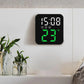 Ceas Digital de Masa cu Lumina Led Verde, 3 Alarme, Calendar, Temperatura, Functie Snooze, 2 Trepte de Intensitate, Mod de Noapte