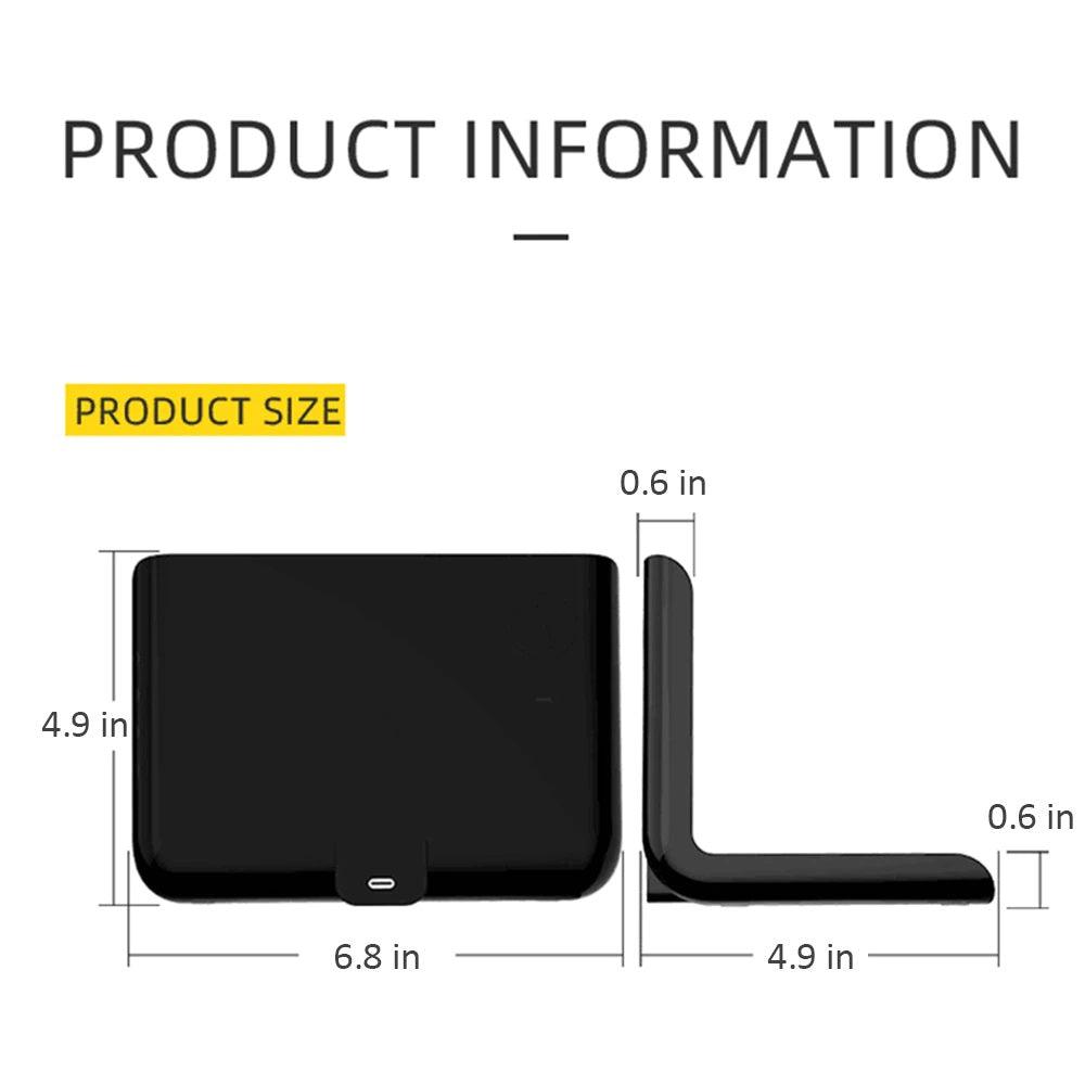 Ceas Digital de Birou cu Incarcare Wireless rapid, Alarma, Alb, Compatibil cu IOS si Android - Ceasuri Moderne